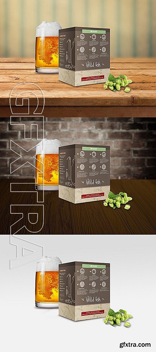 CM - Box Mock Up Beer Packaging 542280