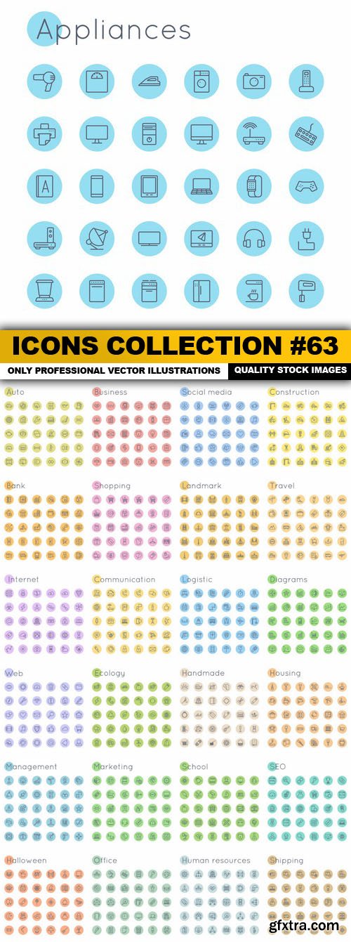 Icons Collection #63 - 25 Vector