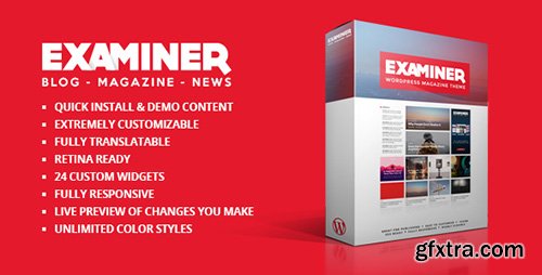 ThemeForest - Examiner v1.3 - Magazine Theme - 12323814