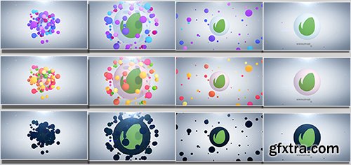 Videohive Vibrant Particles Logo Reveal 8998211