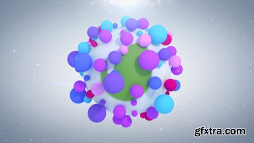 Videohive Vibrant Particles Logo Reveal 8998211