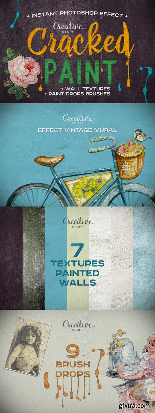 CM - Vintage Cracked Paint Effect 539815