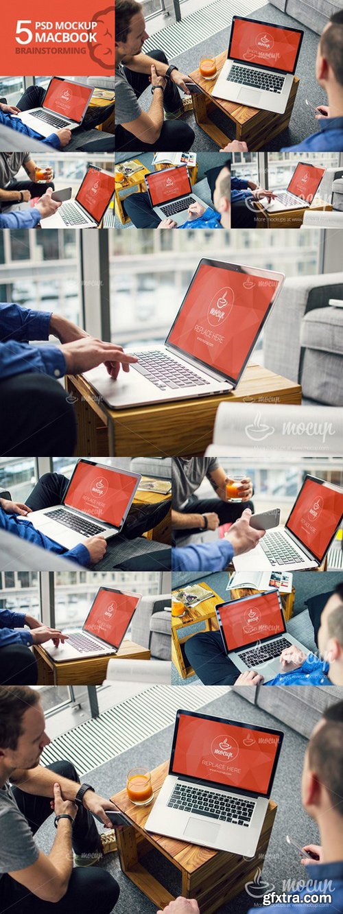 CM - 5 PSD Mockup MacBook Brainstorming 545104