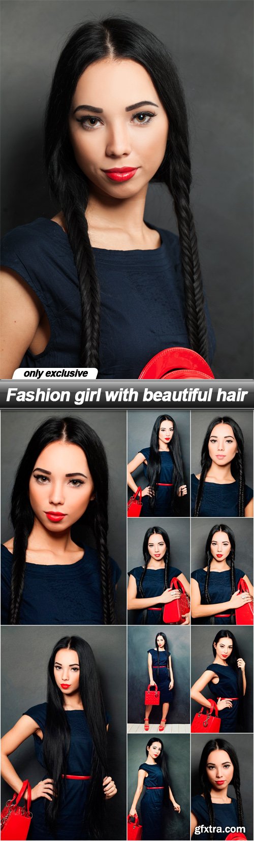 Fashion girl with beautiful hair - 10 UHQ JPEG