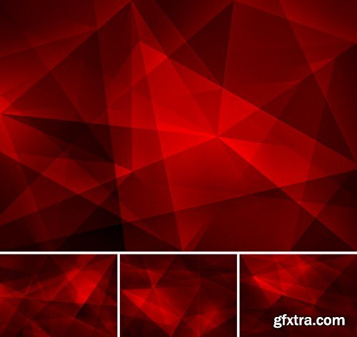 vector polygonal background 13X EPS