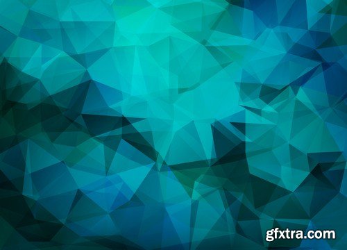 vector polygonal background 13X EPS