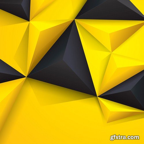 vector polygonal background 13X EPS