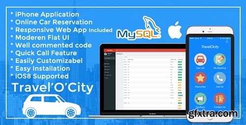 CodeCanyon - TravelOcity v1.0 - Car Rental iOS Mobile App - 8983695