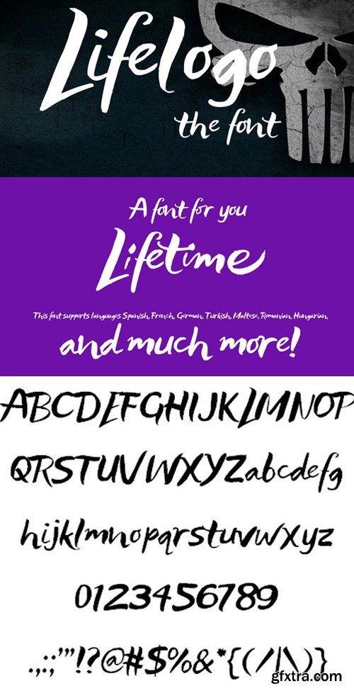 Lifelogo Hard font