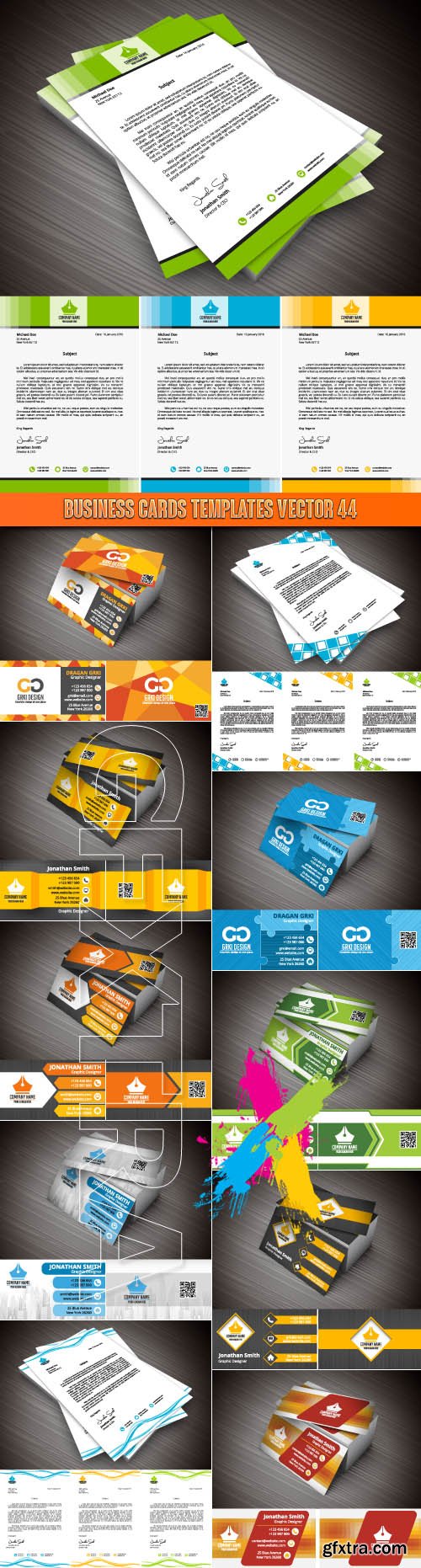 Business Cards Templates vector 44