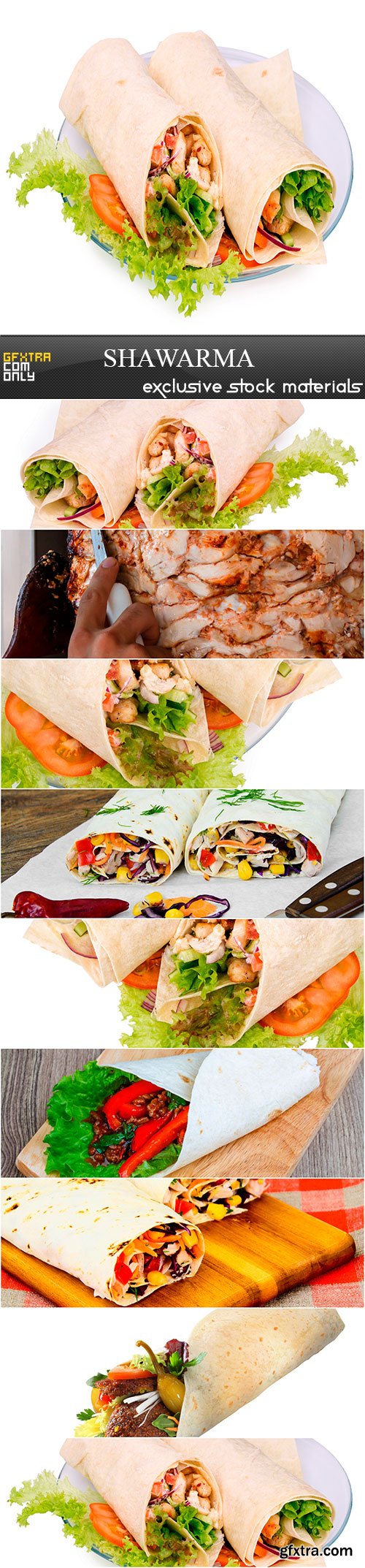 Shawarma, 9 x UHQ JPEG