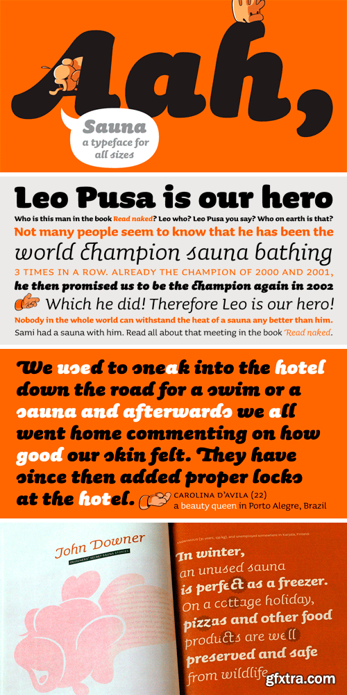 Sauna Pro Font Family