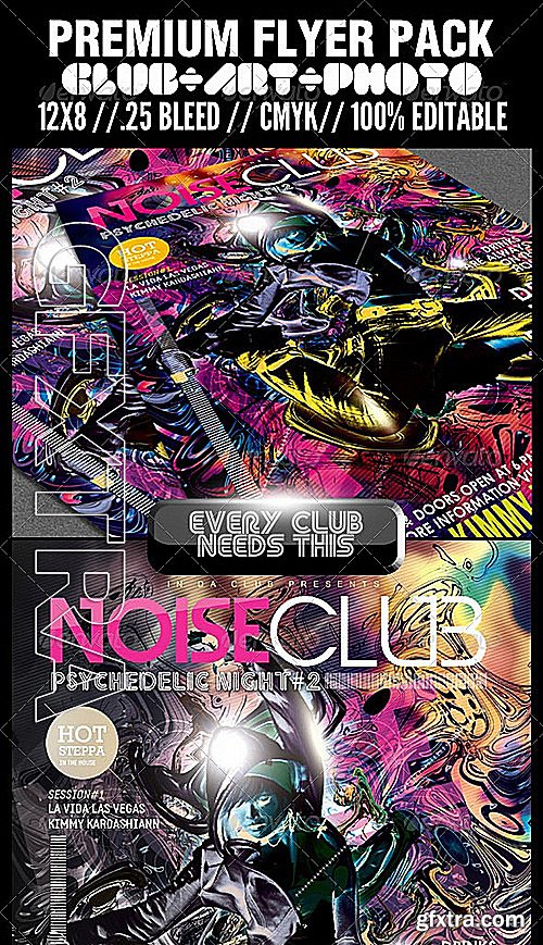 GraphicRiver - Club Art & Photography Premium Flyer Template 1673832