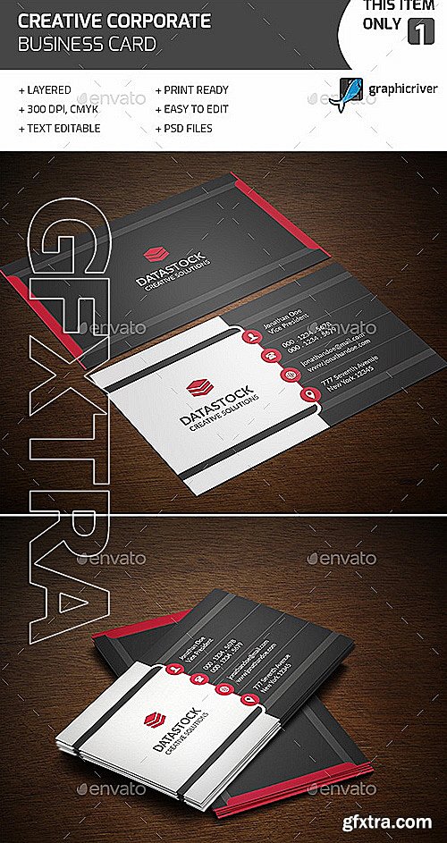 GraphicRiver - Creative Corporate Business Card 12492261