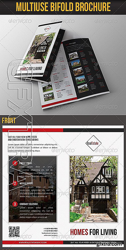 GraphicRiver - Multiuse Bifold Brochure 58 7358894