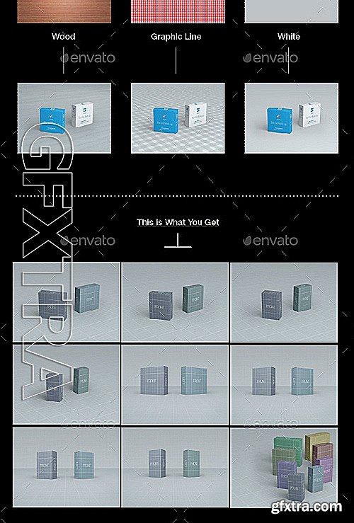 GraphicRiver - MyBox Set Mock-Up 03 8791262