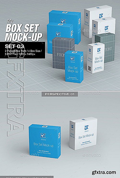 GraphicRiver - MyBox Set Mock-Up 03 8791262