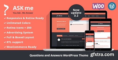 ThemeForest - Ask Me v3.2 - Responsive Questions & Answers WordPress - 7935874