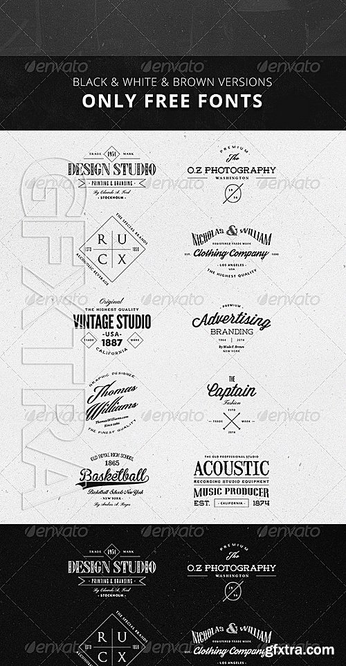 GraphicRiver - Vintage Badges and Logos Vol 3 7395534