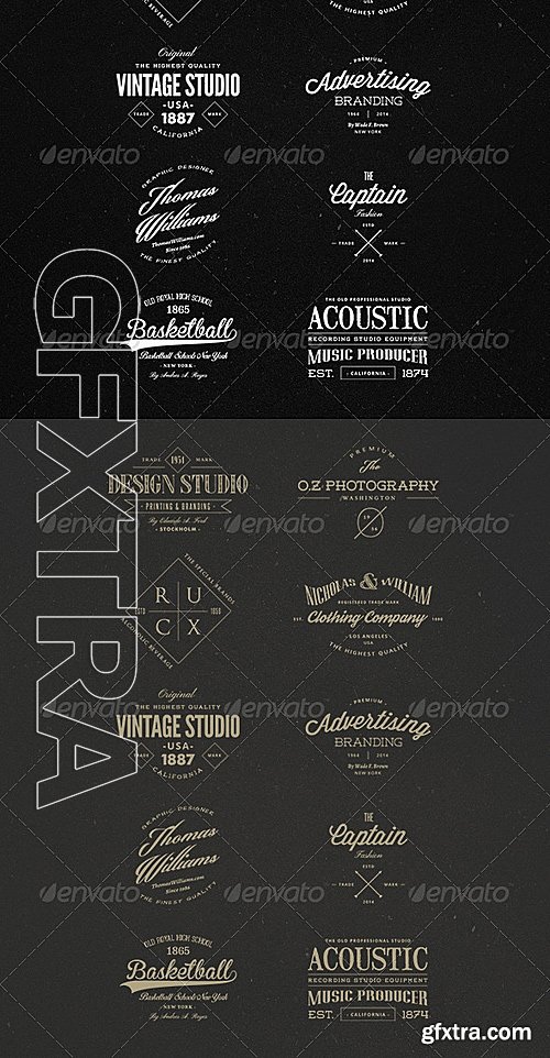 GraphicRiver - Vintage Badges and Logos Vol 3 7395534