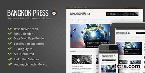 ThemeForest - Bangkok Press v1.15 - Responsive, News & Editorial Theme - 1613446