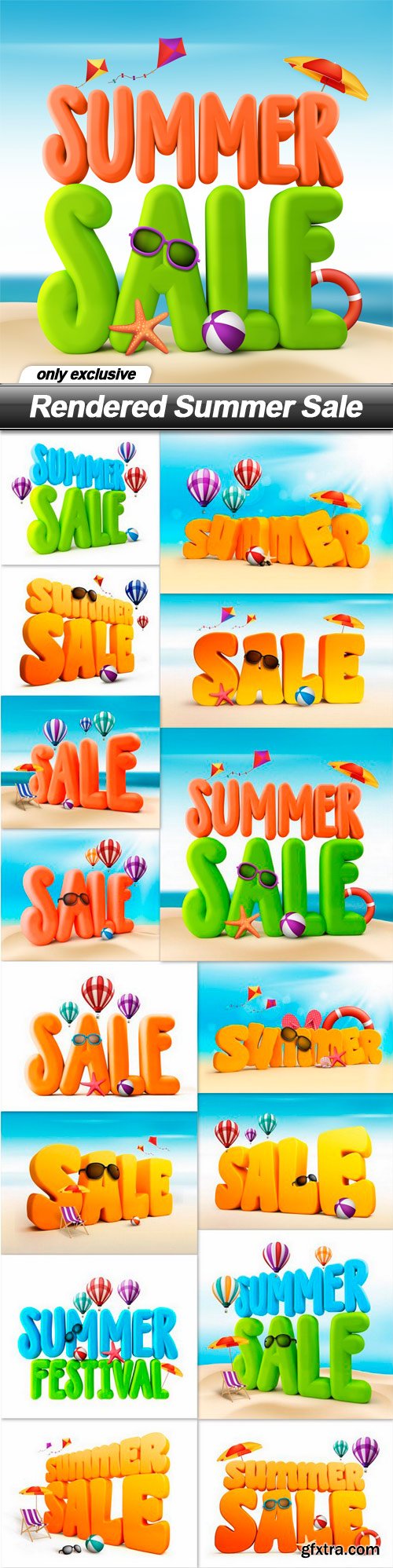 Rendered Summer Sale - 15 UHQ JPEG