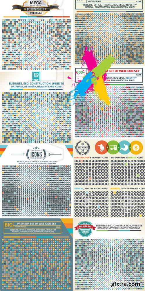 Flat icons vector 9