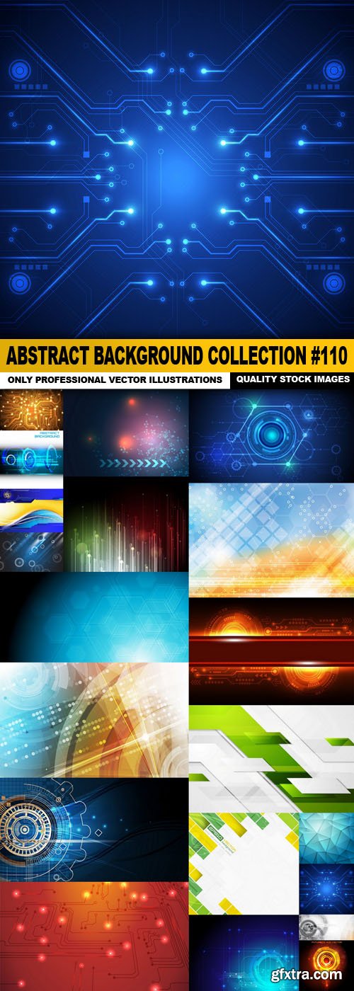 Abstract Background Collection #110 - 20 Vector