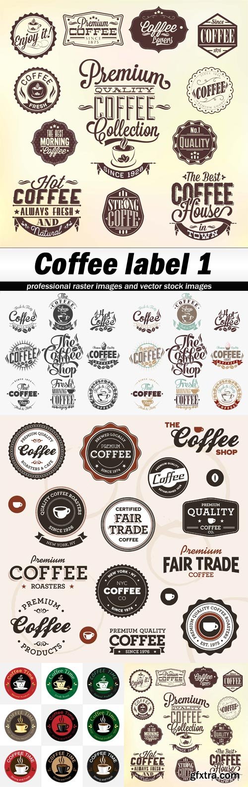 Coffee label 1