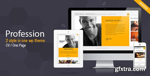 ThemeForest - Profession v2.9.2 - One Page CV Resume Theme - 5773519