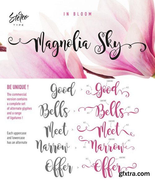 Magnolia Sky Font