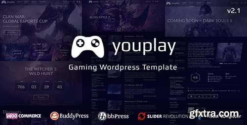 ThemeForest - Youplay v2.0.2 - Gaming WordPress Theme - 11959042