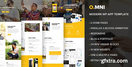 ThemeForest - Omni v1.2.5 - Powerful One and Multipage App WP Theme - 13850909