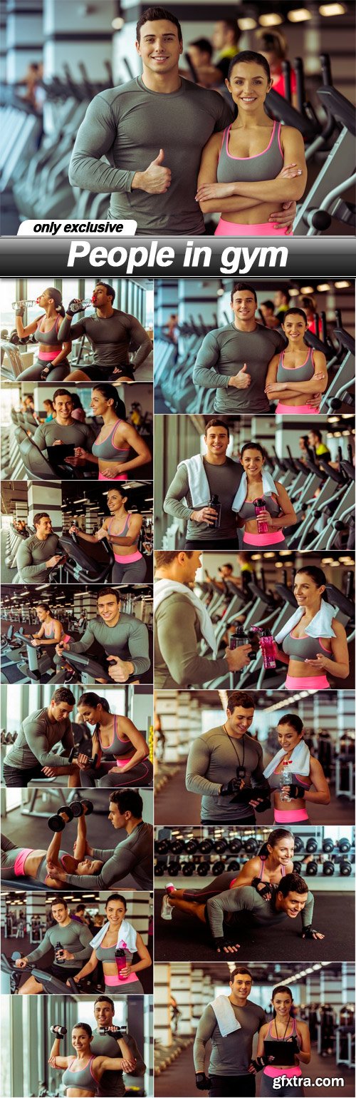 People in gym - 14 UHQ JPEG