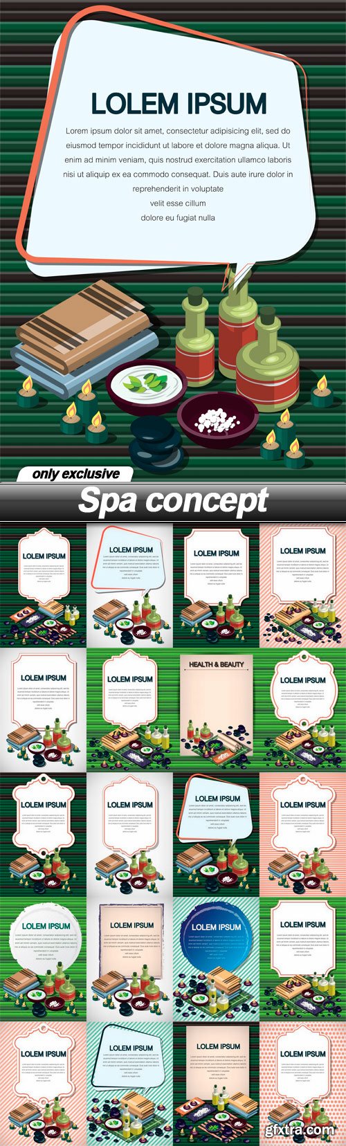 Spa concept - 20 EPS