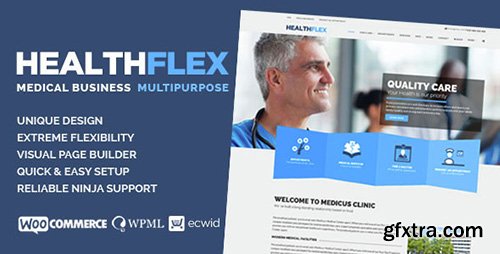 ThemeForest - HEALTHFLEX v1.0.0 - Medical Health WordPress Theme - 13115123
