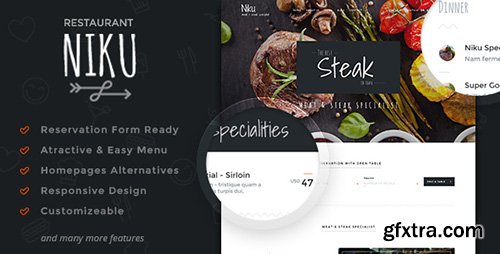 ThemeForest - Niku v1.0.6 - Restaurant & Food Menus WooCommerce Theme - 13739704