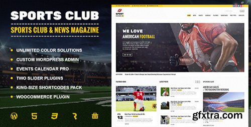 ThemeForest - Sports Club v1.0.0 - Football, Soccer, Sport News Theme - 13841253