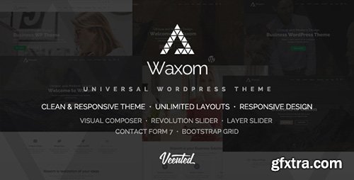 ThemeForest - Waxom v1.0.4 - Clean & Universal WordPress Theme - 13639831