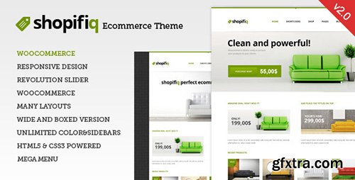 ThemeForest - Shopifiq v2.3.8 - Responsive WordPress WooCommerce Theme - 3796157