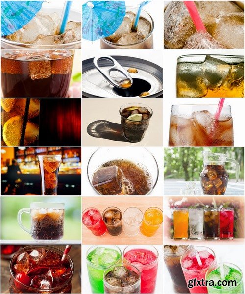 Collection of soda drink ice fizzy water 25 HQ Jpeg