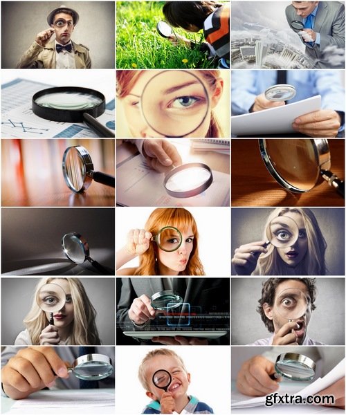 Collection of Magnifying Glass Magnifier 25 HQ Jpeg