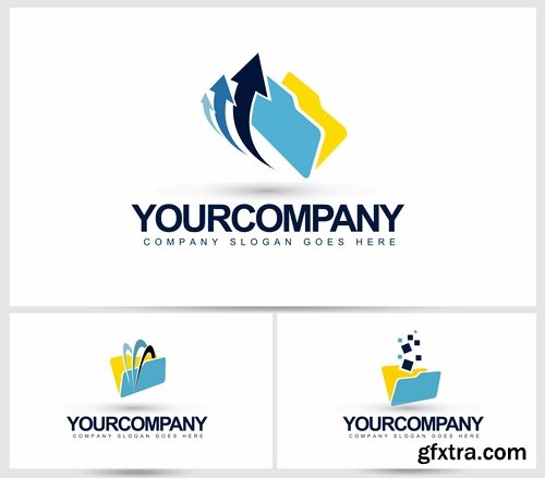 Collection picture vector logo illustration of the business campaign 24-25 EPS