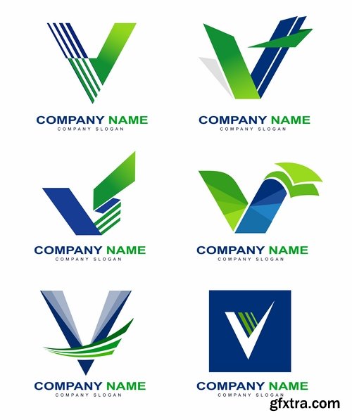 Collection picture vector logo illustration of the business campaign 24-25 EPS