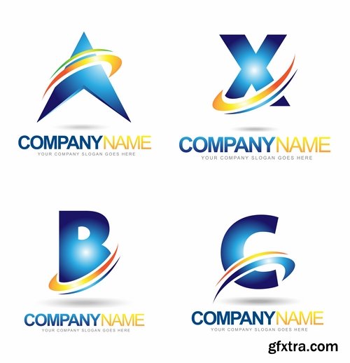 Collection picture vector logo illustration of the business campaign 24-25 EPS