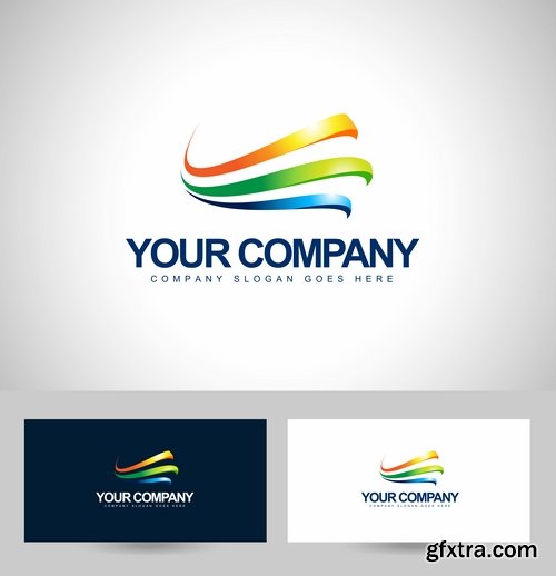 Collection picture vector logo illustration of the business campaign 24-25 EPS