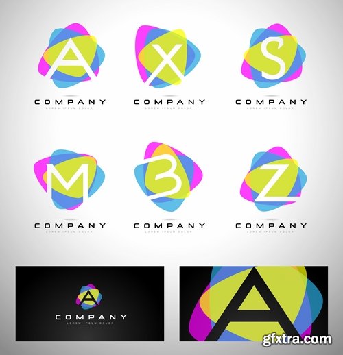 Collection picture vector logo illustration of the business campaign 24-25 EPS