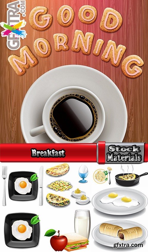 Breakfast Collection of eggs vector image 25 EPS