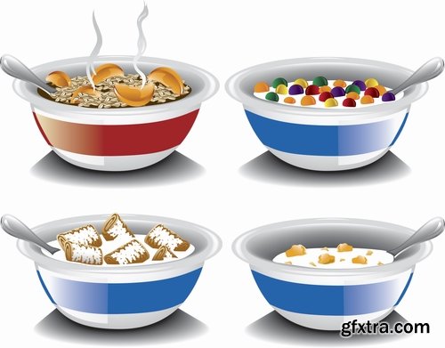 Breakfast Collection of eggs vector image 25 EPS