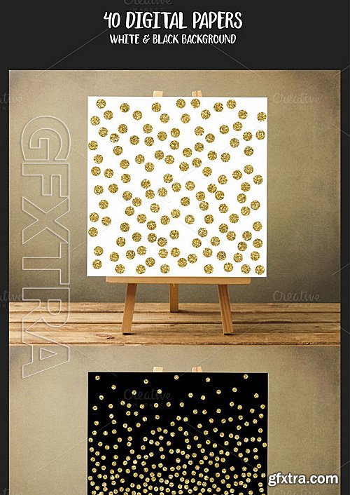 CM - Confetti Bundle Gold Silver Glitter 548449